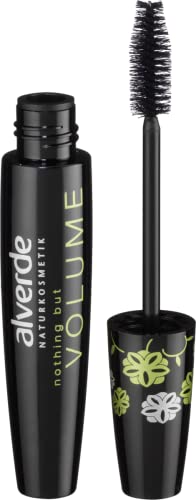 alverde NATURKOSMETIK Wimperntusche nothing but VOLUME Mascara braun 20, 12 ml