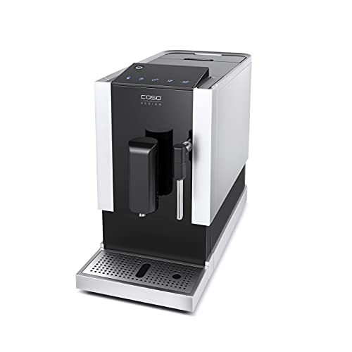 CASO Café Crema One - Design Kaffeevollautomat, innovatives Heizsystem, extra leises Edelstahl-Kegelmahlwerk, für Espresso, Cappuccino, Latte Macchiato, u.v.m