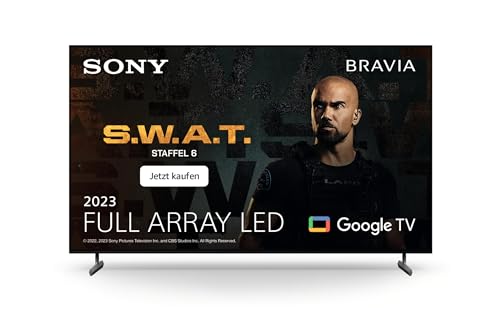 Sony BRAVIA, KD-55X85L, 55 Zoll Fernseher, Full Array LED, 4K HDR 120Hz, Google TV, Smart TV, Works with Alexa, BRAVIA CORE, TRILUMINOS PRO, HDMI 2.1, Gaming-Menü mit ALLM + VRR