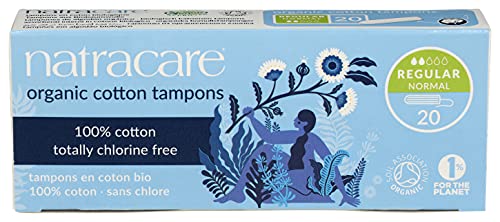 Natracare Organic Non Applicator Tampons Regular 20 Per Pack