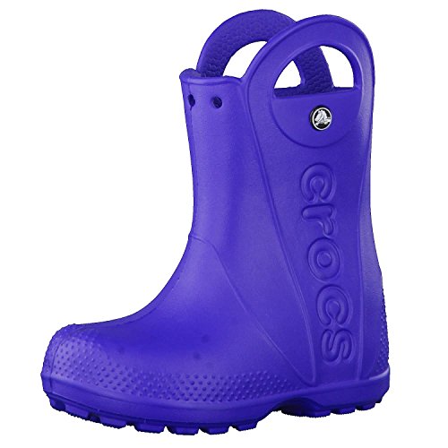 Crocs Handle It Rain Boot K, Unisex-Kinder Gummistiefel, Blau (Cerulean Blue 4o5), 34/35 EU