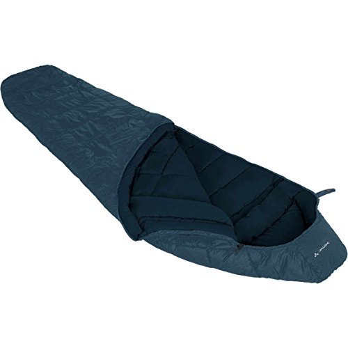 VAUDE Mumienschlafsack 220 cm Sioux 800, atmungsaktiver 3-Jahreszeiten Schlafsack, kompakter Kunstfaserschlafsack 1500g für Indoor & Outdoor-Camping, baltic sea