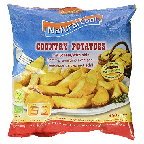 Natural Cool Demeter Bio Country Potatoes mit Schale, 450 g (Tiefgefroren)